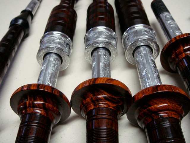 Cocobolo and Victorian Aluminium Pipes